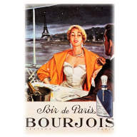 Evening in Paris Bourjois - Soir de Paris Bourjois poster